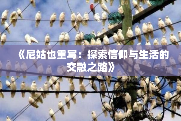 《尼姑也重写：探索信仰与生活的交融之路》