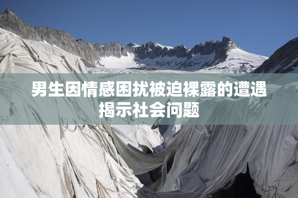 男生因情感困扰被迫裸露的遭遇揭示社会问题