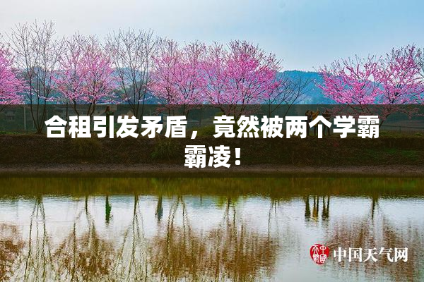 合租引发矛盾，竟然被两个学霸霸凌！