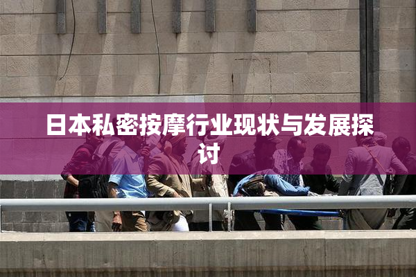 日本私密按摩行业现状与发展探讨