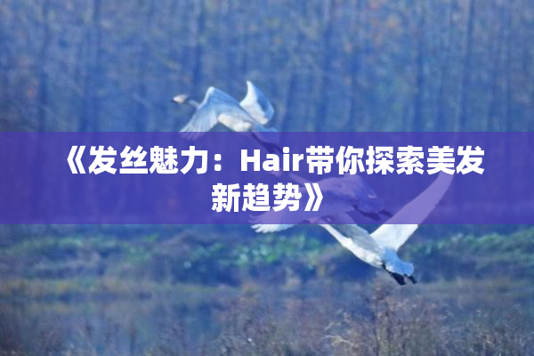 《发丝魅力：Hair带你探索美发新趋势》