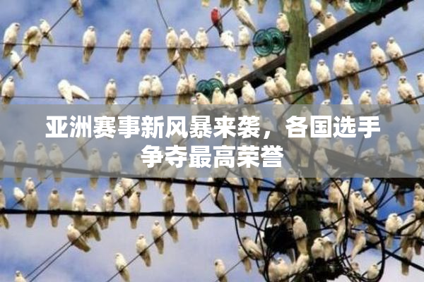 亚洲赛事新风暴来袭，各国选手争夺最高荣誉