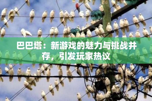 巴巴塔：新游戏的魅力与挑战并存，引发玩家热议