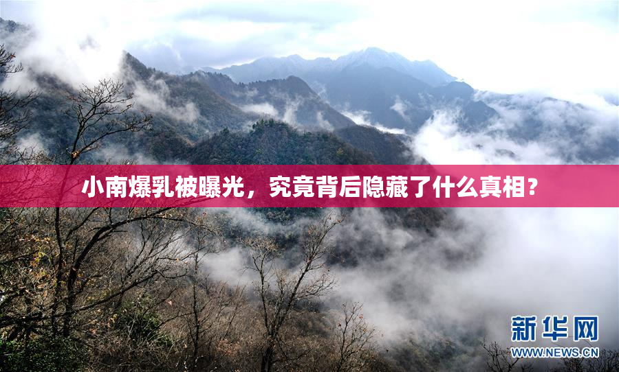 小南爆乳被曝光，究竟背后隐藏了什么真相？