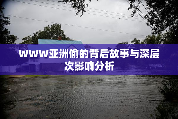 WWW亚洲偷的背后故事与深层次影响分析