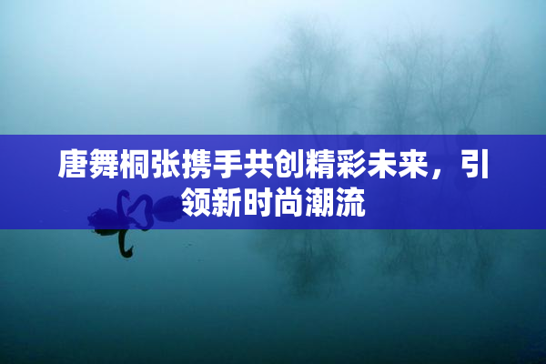 唐舞桐张携手共创精彩未来，引领新时尚潮流