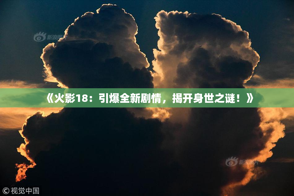 《火影18：引爆全新剧情，揭开身世之谜！》