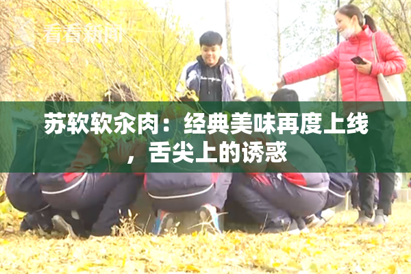 苏软软汆肉：经典美味再度上线，舌尖上的诱惑