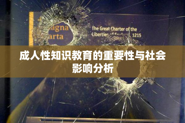 成人性知识教育的重要性与社会影响分析