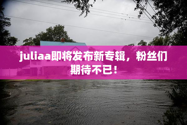 juliaa即将发布新专辑，粉丝们期待不已！