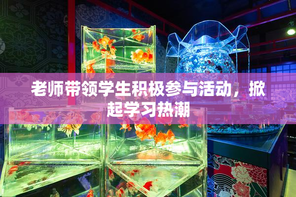 老师带领学生积极参与活动，掀起学习热潮