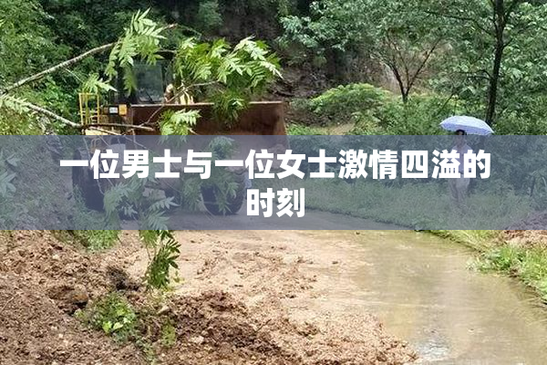 一位男士与一位女士激情四溢的时刻