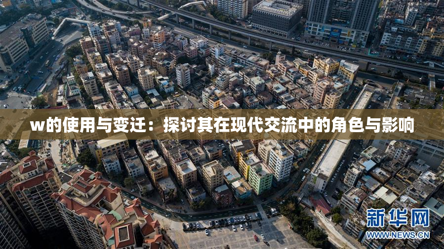 w的使用与变迁：探讨其在现代交流中的角色与影响