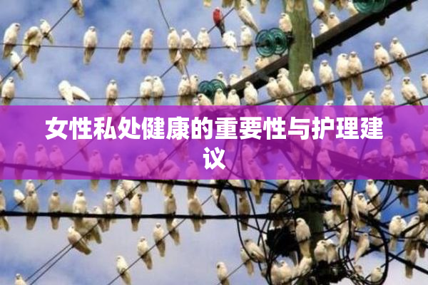女性私处健康的重要性与护理建议