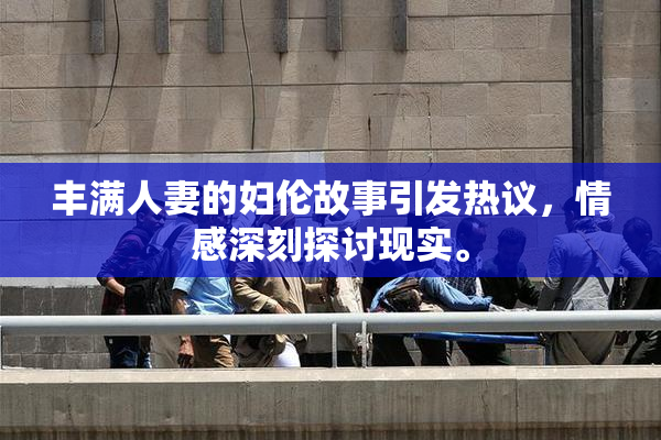 丰满人妻的妇伦故事引发热议，情感深刻探讨现实。