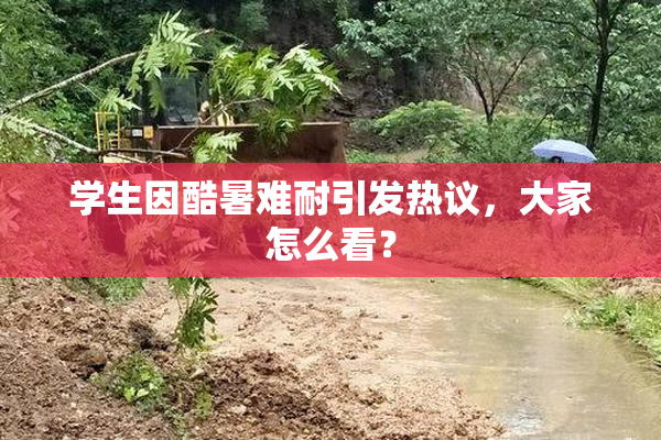 学生因酷暑难耐引发热议，大家怎么看？