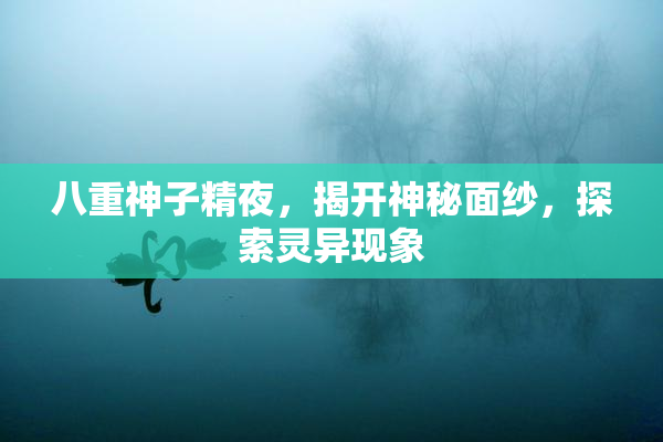 八重神子精夜，揭开神秘面纱，探索灵异现象
