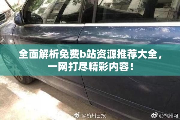 全面解析免费b站资源推荐大全，一网打尽精彩内容！
