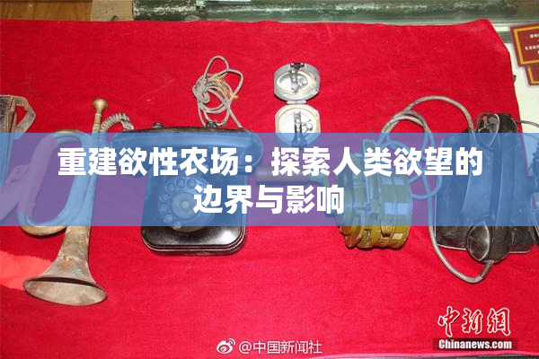 重建欲性农场：探索人类欲望的边界与影响