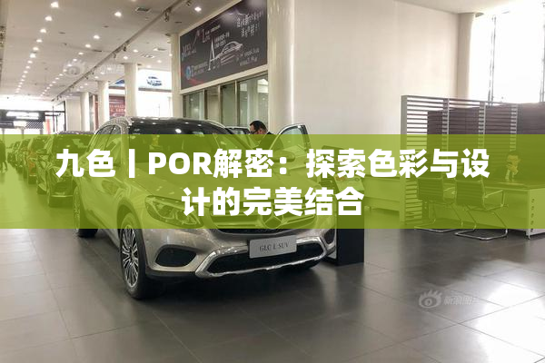 九色丨POR解密：探索色彩与设计的完美结合