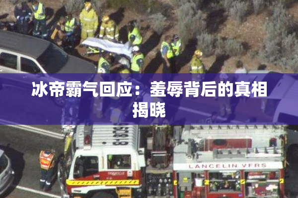 冰帝霸气回应：羞辱背后的真相揭晓