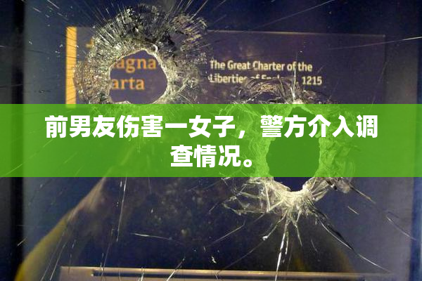 前男友伤害一女子，警方介入调查情况。