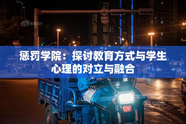 惩罚学院：探讨教育方式与学生心理的对立与融合