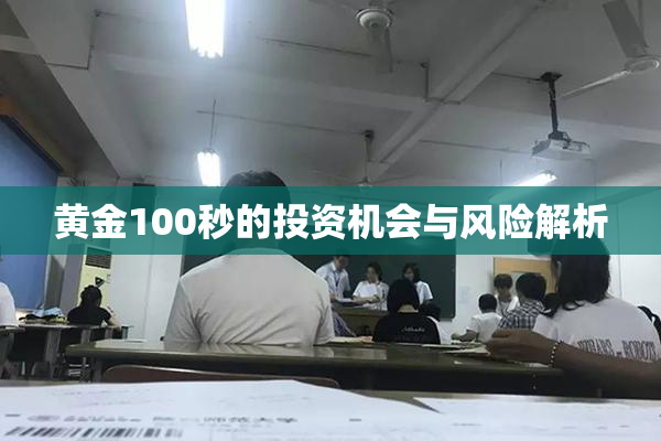 黄金100秒的投资机会与风险解析