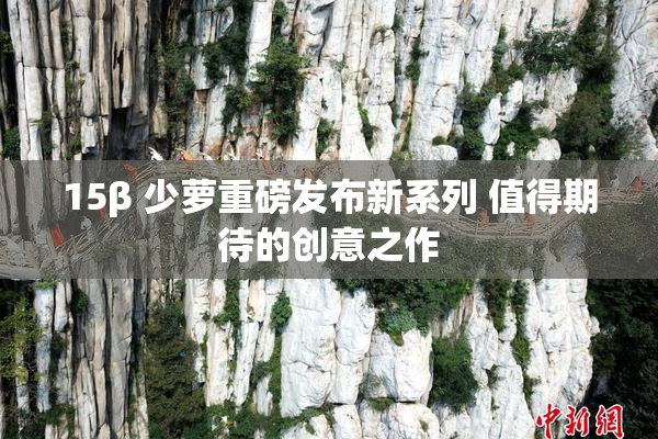 15β 少萝重磅发布新系列 值得期待的创意之作
