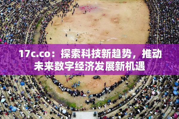 17c.co：探索科技新趋势，推动未来数字经济发展新机遇