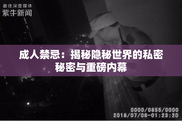 成人禁忌：揭秘隐秘世界的私密秘密与重磅内幕