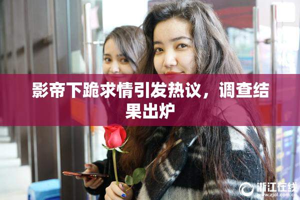 影帝下跪求情引发热议，调查结果出炉
