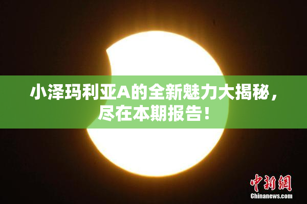小泽玛利亚A的全新魅力大揭秘，尽在本期报告！