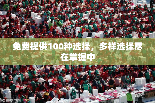 免费提供100种选择，多样选择尽在掌握中