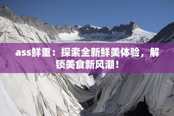 ass鲜重：探索全新鲜美体验，解锁美食新风潮！