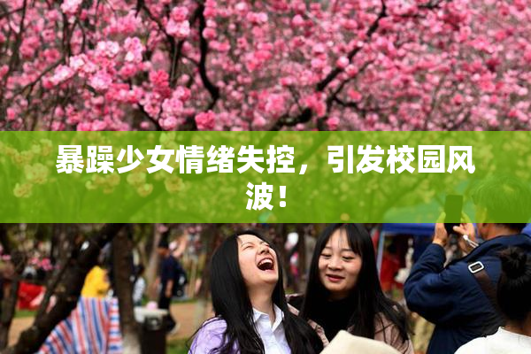 暴躁少女情绪失控，引发校园风波！