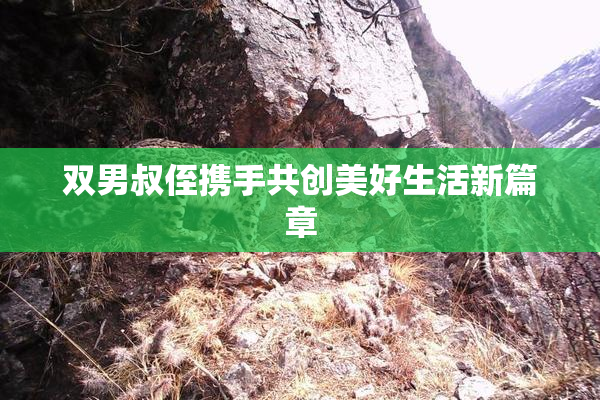 双男叔侄携手共创美好生活新篇章