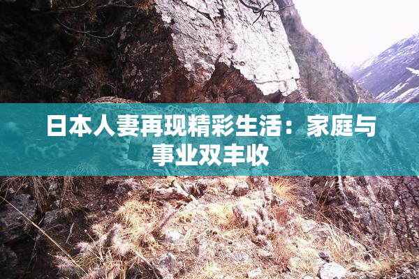 日本人妻再现精彩生活：家庭与事业双丰收