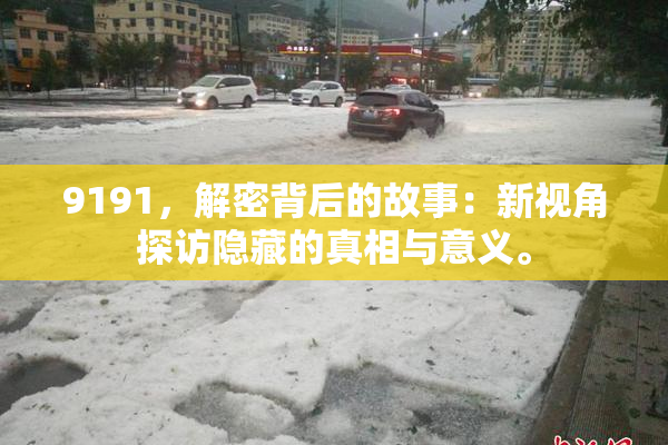 9191，解密背后的故事：新视角探访隐藏的真相与意义。