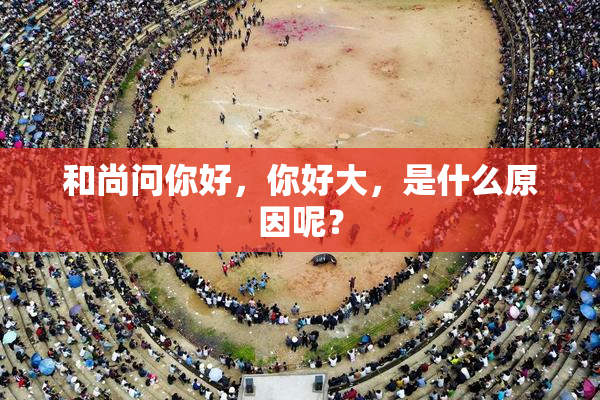 和尚问你好，你好大，是什么原因呢？