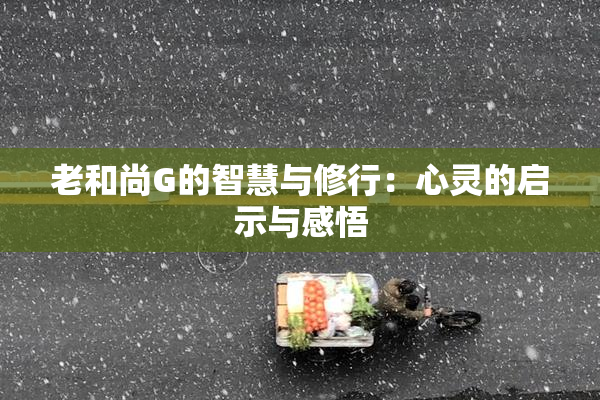 老和尚G的智慧与修行：心灵的启示与感悟