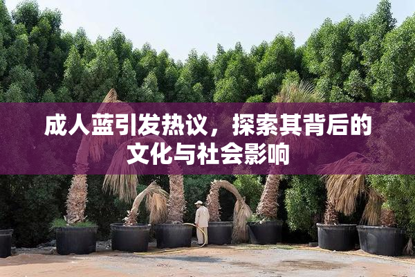 成人蓝引发热议，探索其背后的文化与社会影响