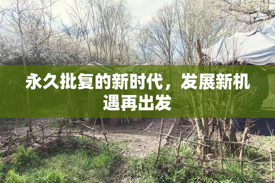 永久批复的新时代，发展新机遇再出发