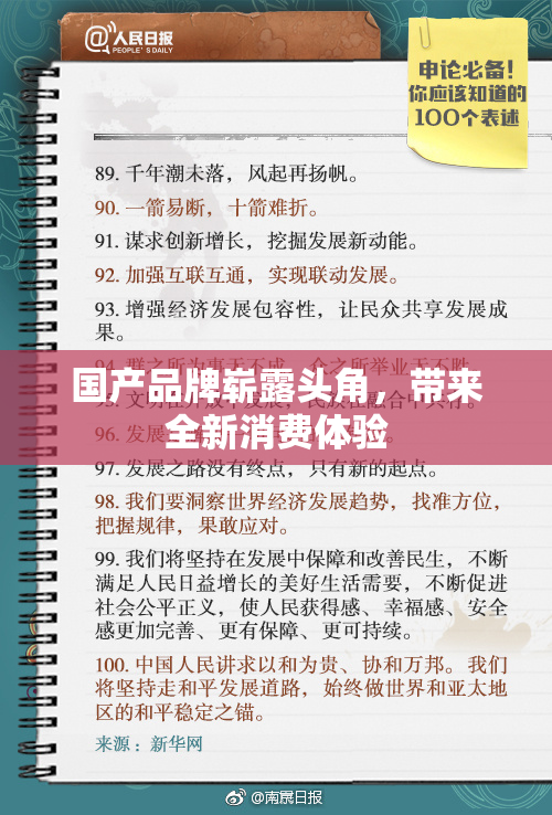 国产品牌崭露头角，带来全新消费体验