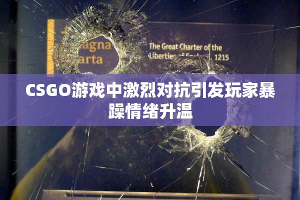 CSGO游戏中激烈对抗引发玩家暴躁情绪升温