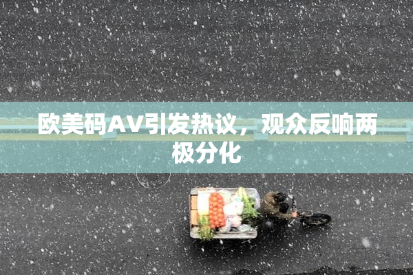 欧美码AV引发热议，观众反响两极分化