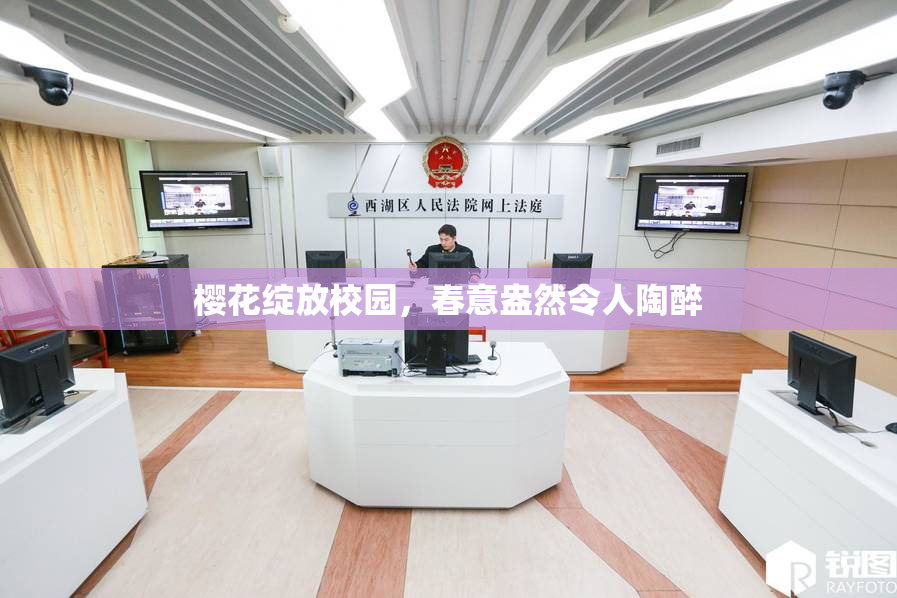 樱花绽放校园，春意盎然令人陶醉