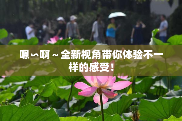 嗯∽啊～全新视角带你体验不一样的感受！