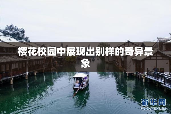 樱花校园中展现出别样的奇异景象