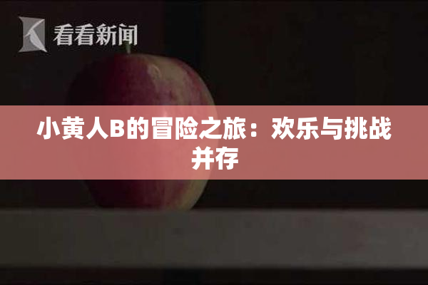 小黄人B的冒险之旅：欢乐与挑战并存